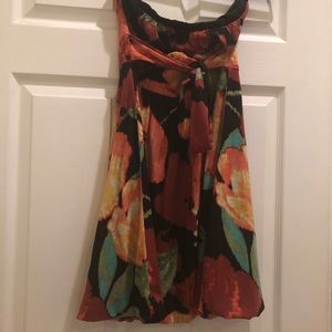 Summer strapless dress